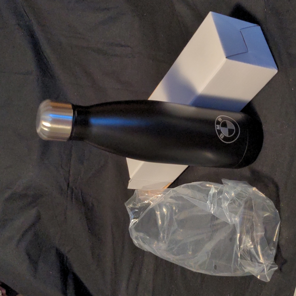 NWOT! Unisex BMW Black Water Bottle Made by Swell